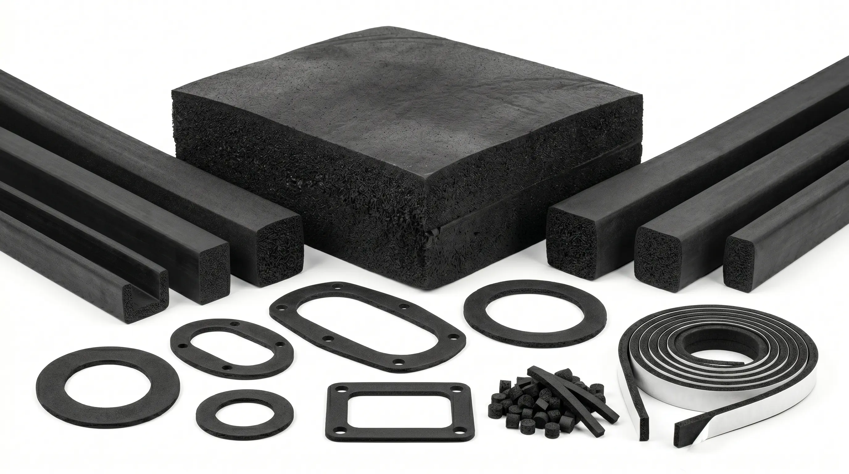 Sponge rubber profiles and gaskets Geola Prod